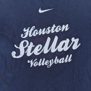 Houston Stellar Volleyball Nike T Shirt Blue